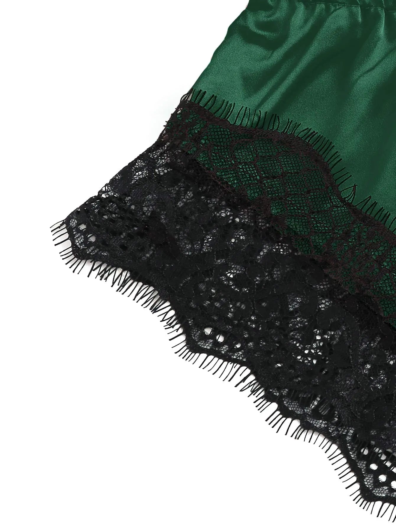 Conjunto de pijama de encaje sexy de 2 piezas para mujer Bralette transparente Cami Top y pantalones cortos Ropa de dormir transpirable Lencería de verano de talla grande