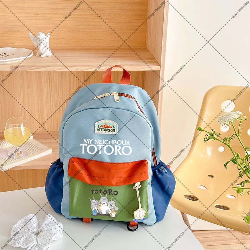 Mochilas bonitas de Totoro para estudiantes, mochila escolar de gran capacidad, mochila con estampado de dibujos animados de Anime, regalos para el regreso a la escuela, bolsas Kawaii