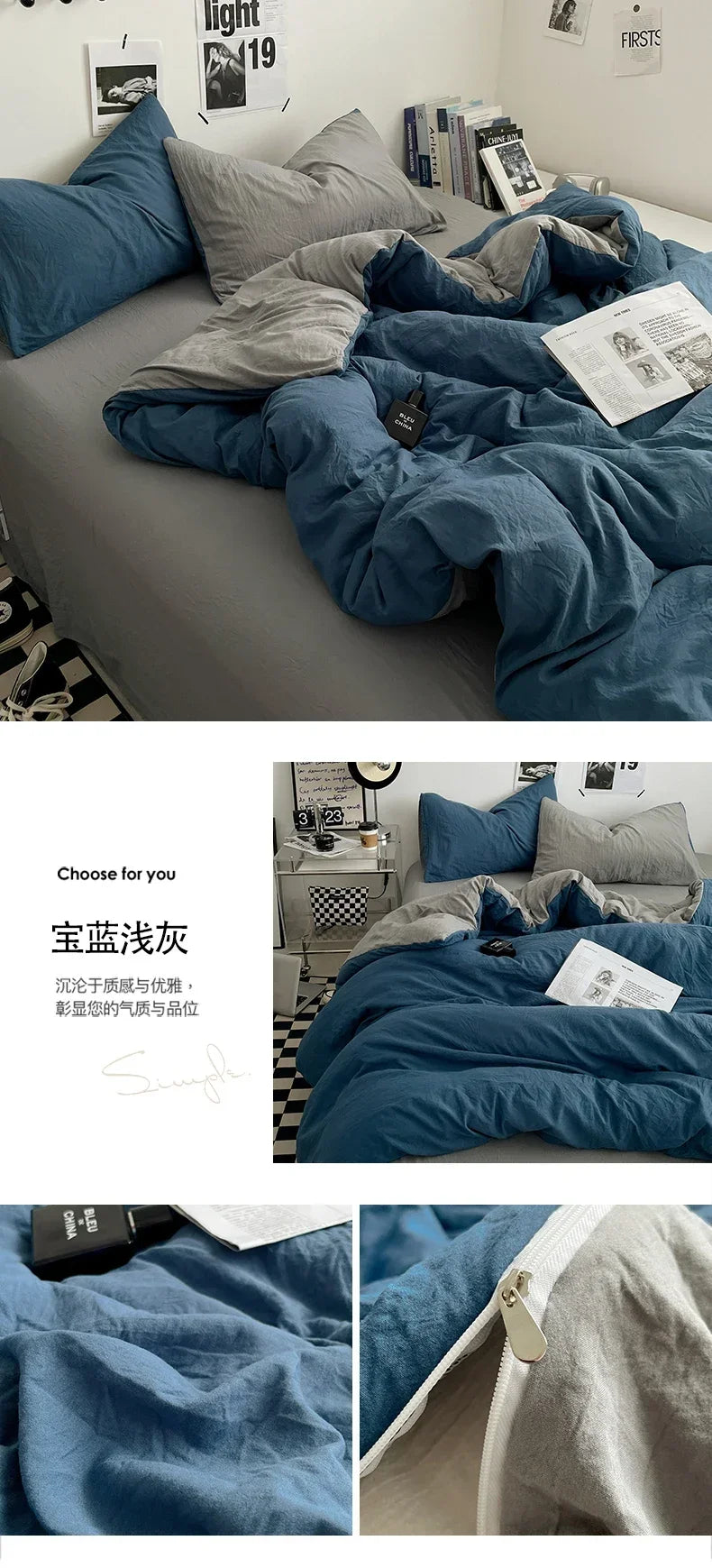 Juegos de edredón de cama, funda nórdica, sábanas con funda de almohada, juego de ropa de cama para cama Queen/King, edredones de cama