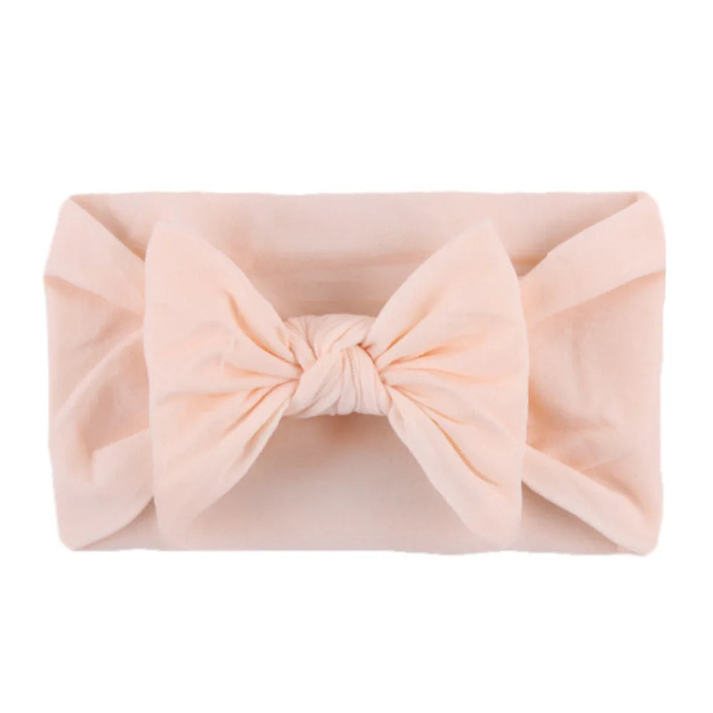 Diademas con lazo para niñas, banda elástica suave para el cabello, accesorios para el cabello de bebé recién nacido, regalos para fiestas, pañuelos para la cabeza para niñas