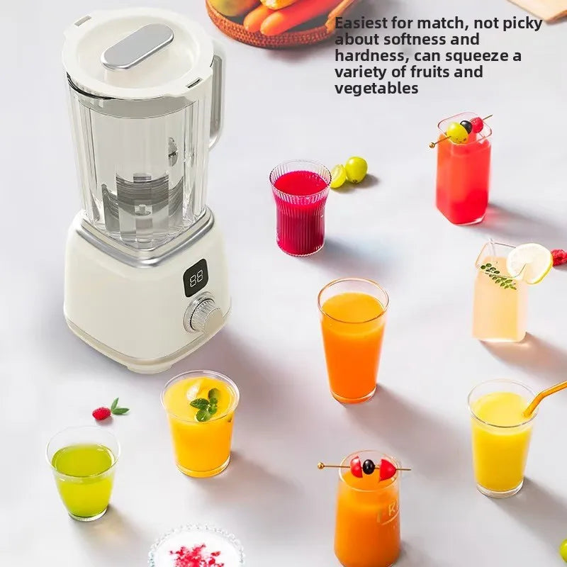 Nuevo extractor de jugo original para el hogar, máquina de procesamiento de frutas y jugo totalmente automática, licuadora de jugo portátil, hoja de acero inoxidable