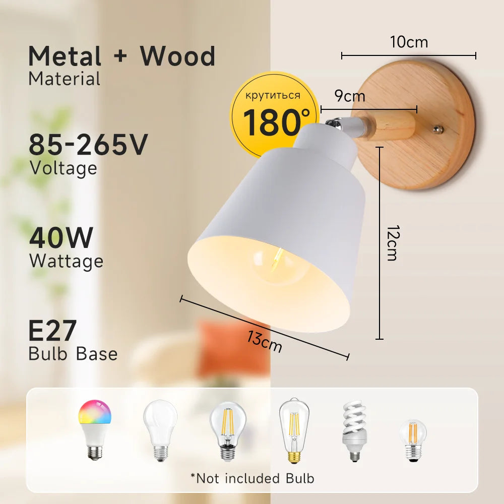 Lámpara LED de escritorio E27, lámparas de mesa con Base, bombilla reemplazable, luz de noche para habitación, dormitorio, oficina, estudio, iluminación de lectura