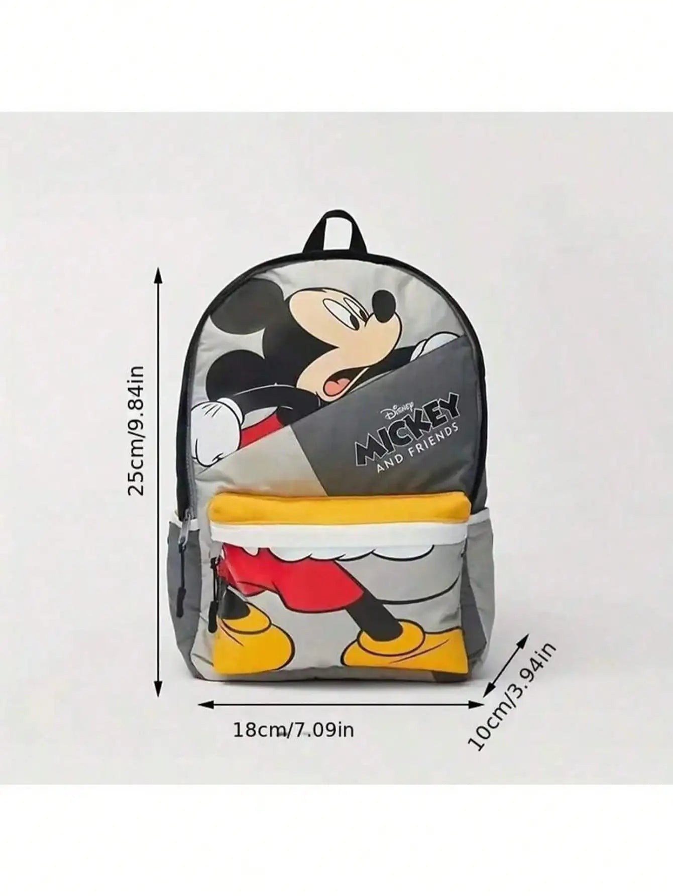 Mochila Escolar Infantil de Moda con Dibujos Animados de Mickey, Mochila Casual para Niños y Niñas, Linda Mochila de Moda
