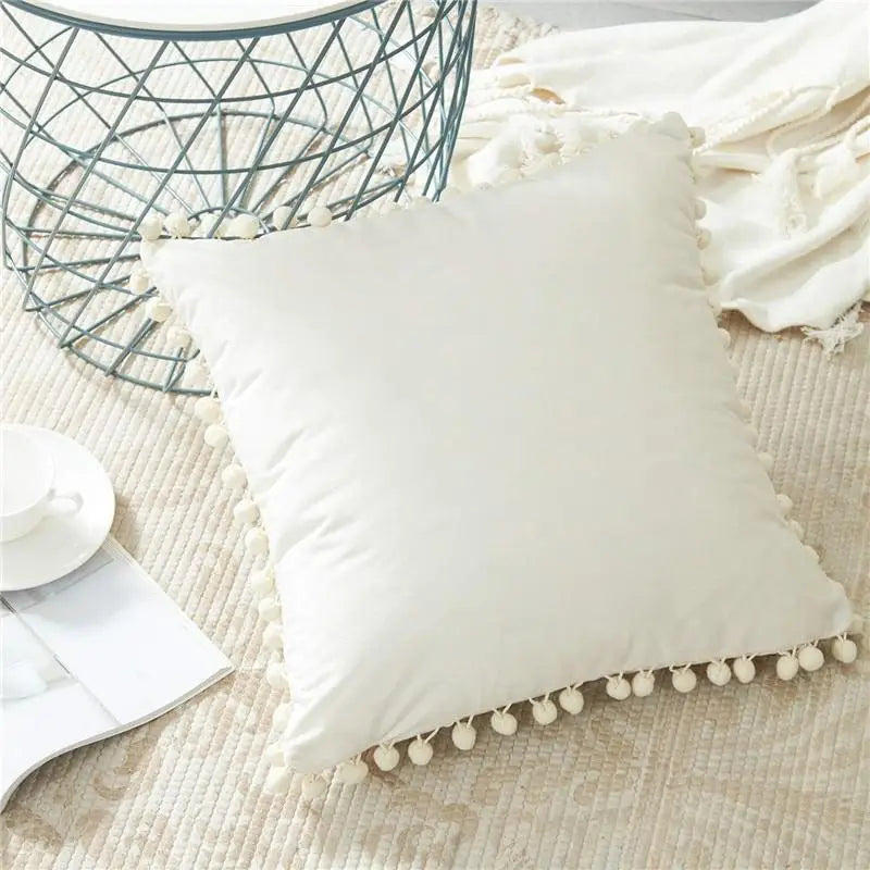 1 Uds. Fundas de cojín de terciopelo suave, fundas de almohada decorativas cuadradas para sofá, cama cómoda, funda de almohada para el hogar y el coche