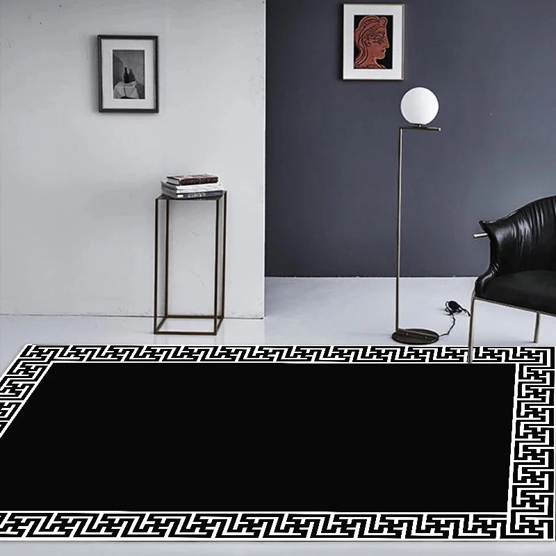 Alfombra moderna y sencilla para el hogar, alfombra para dormitorio, sala de estar, decoración grande para dormitorio, mesas de centro para el hogar, alfombra lavable