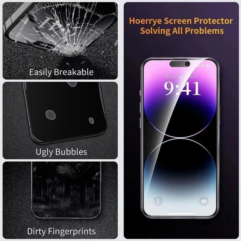 Protector de pantalla de privacidad para iPhone 16 13 15 11 12 14 17 Pro Max Air 16e vidrio antiespía para iPhone 13 12 Mini 7 8 16 Plus SE XR