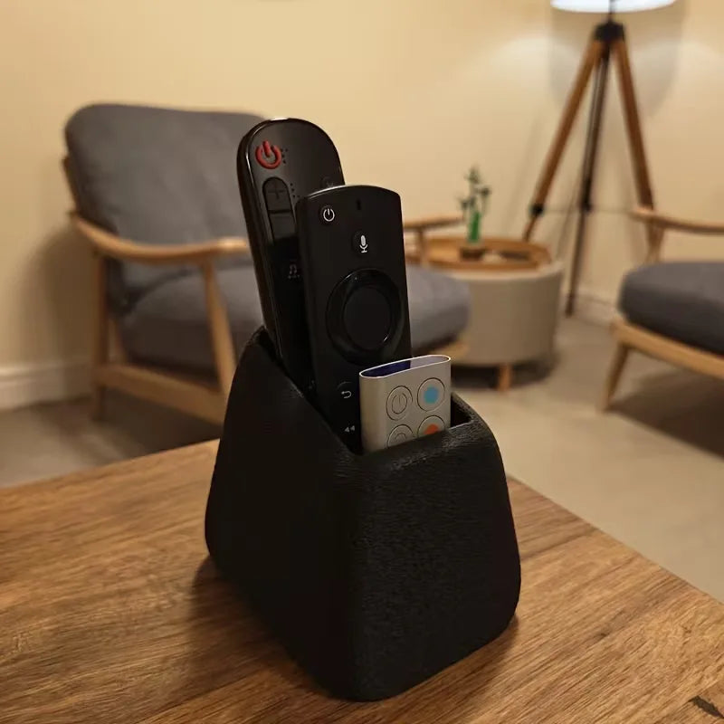 1 unidad de estante de almacenamiento para controles remotos, caja de almacenamiento para controles remotos, caja organizadora para escritorio y mesita de noche, cesta de almacenamiento multifuncional