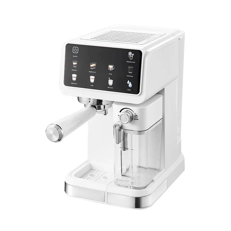 Cafetera Espresso con bomba italiana de 220V, cafetera automática para espumar espuma de leche para uso doméstico