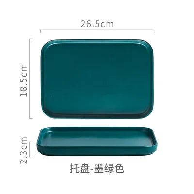 Juego de accesorios de baño de cerámica de mármol negro, dispensador de jabón/soporte para cepillos de dientes, bandeja, suministros para el hogar