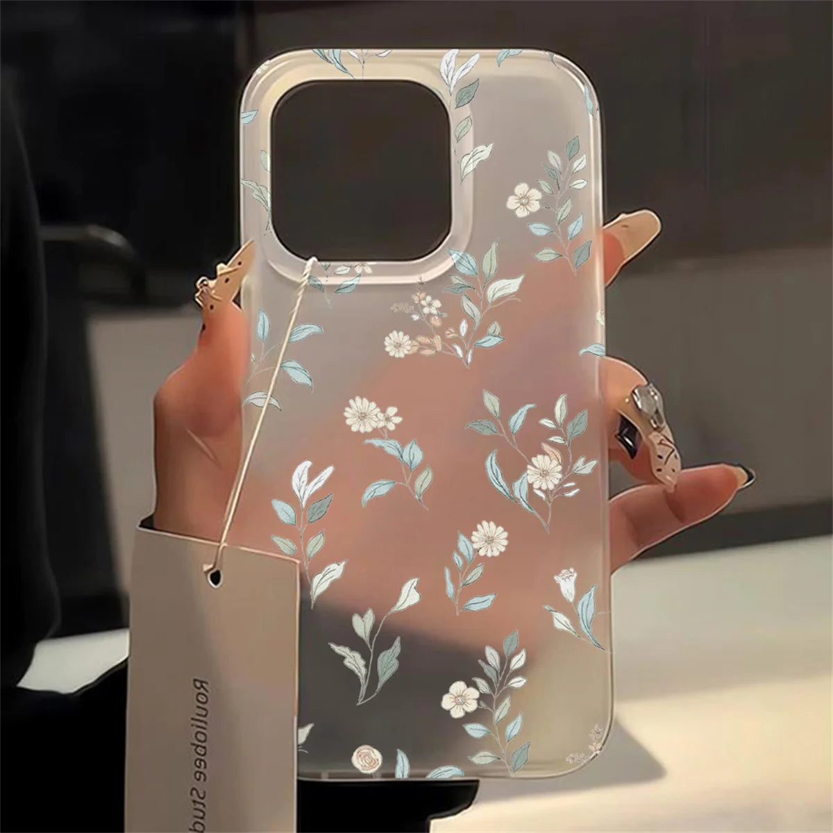Funda mate de flores para iPhone 17, Fundas para iPhone 17 Air 16 Pro Max 12 14 11 13 15 Fundas, funda suave a prueba de golpes, parachoques de teléfono de leopardo