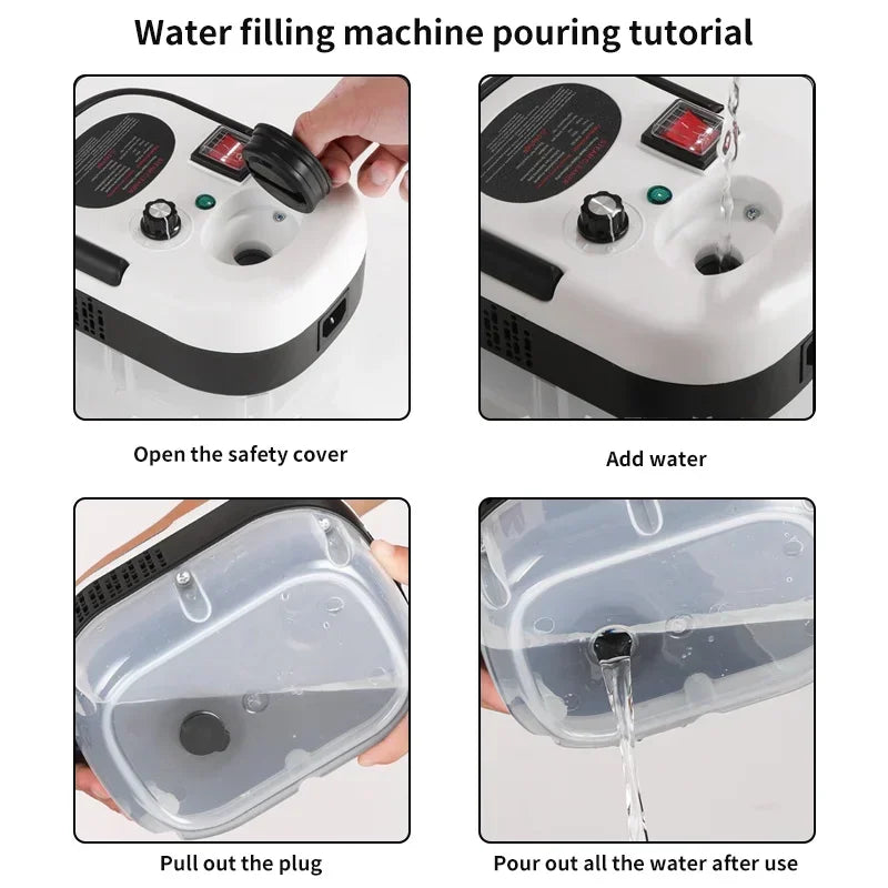Limpiador a vapor de mano, máquina de limpieza de aire acondicionado de alta calidad, capó de cocina, electrodoméstico, herramientas limpiadoras de vidrio para coche, más limpieza