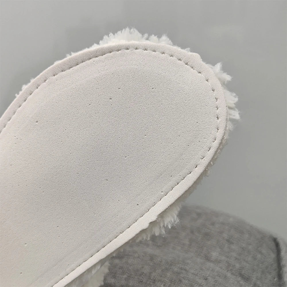 1 par de plantillas para zapatos con forro de piel cálida para invierno, plantilla de felpa Crocs para mujeres y hombres, cubiertas de zapatos, accesorios de forro de felpa extraíbles