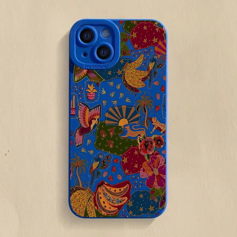 Funda de teléfono con ojos de leopardo florales para Xiaomi Mi 14T 13T 12T Pro 14 13 12 11 Lite 5G NE Poco F6 F5 X5 M6 X7 Pro funda suave de silicona