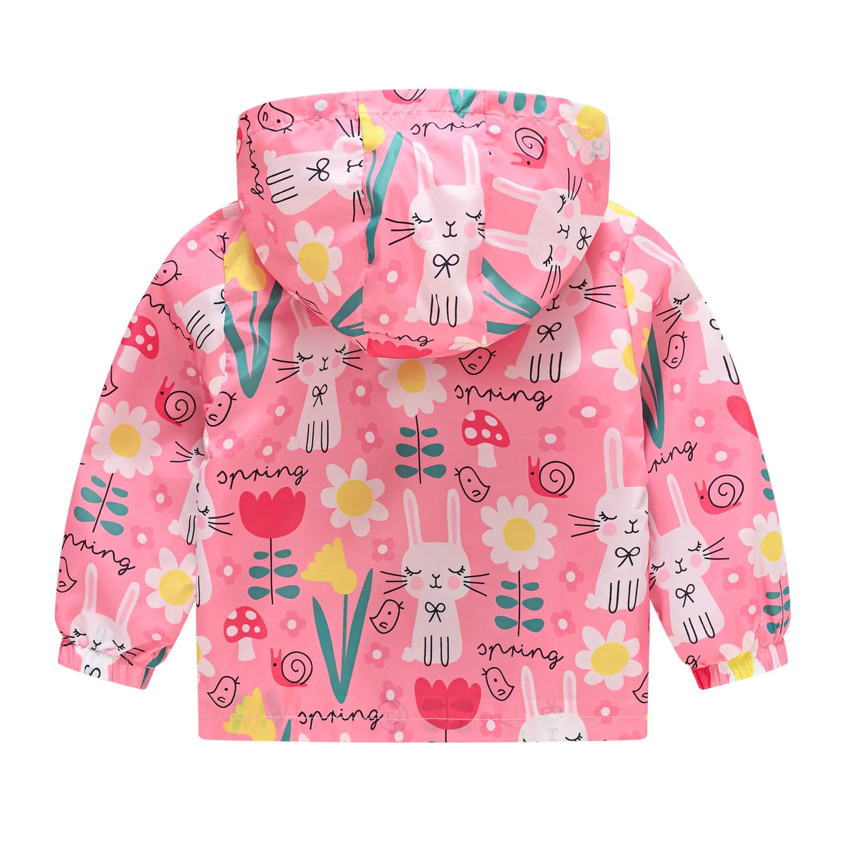 Chaqueta impermeable con capucha para niños y niñas, cortavientos con cremallera y estampado de dinosaurio de dibujos animados, a la moda, novedad
