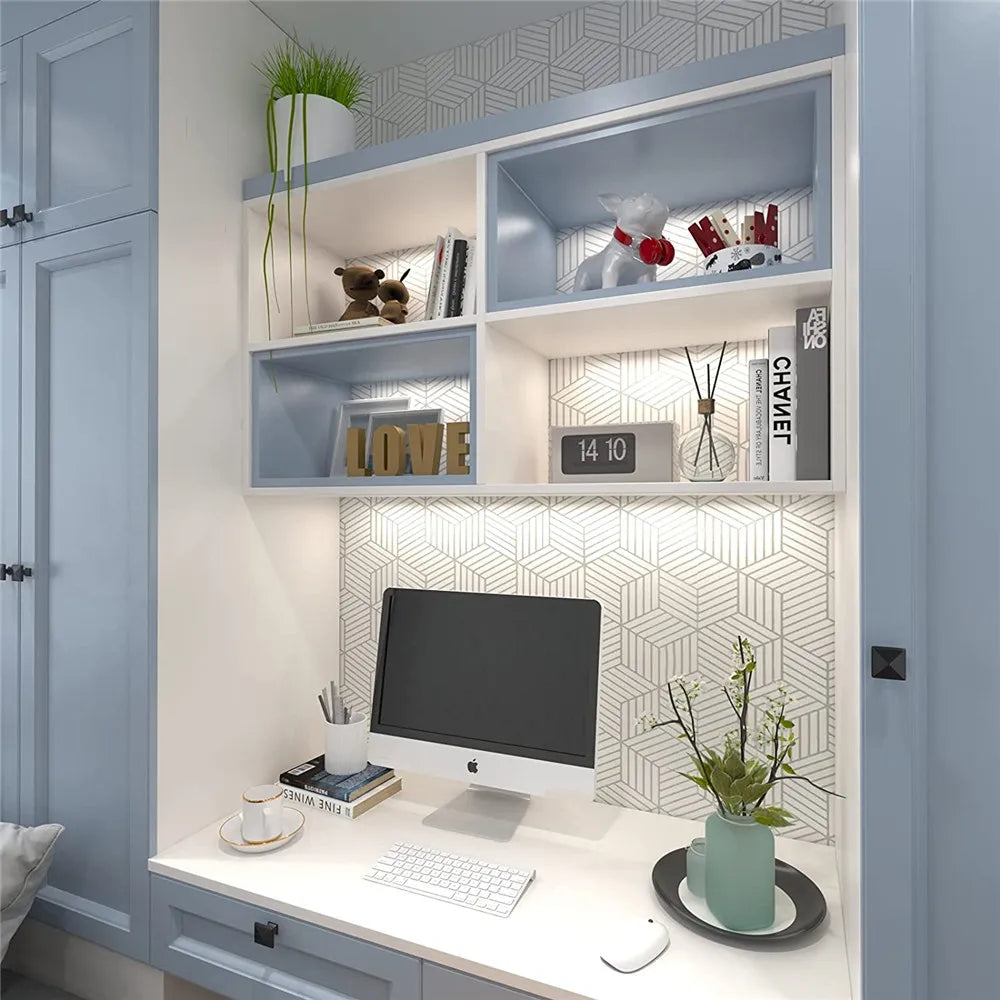 Papel tapiz hexagonal geométrico, papel tapiz autoadhesivo extraíble, papel de vinilo para decoración del hogar y dormitorio