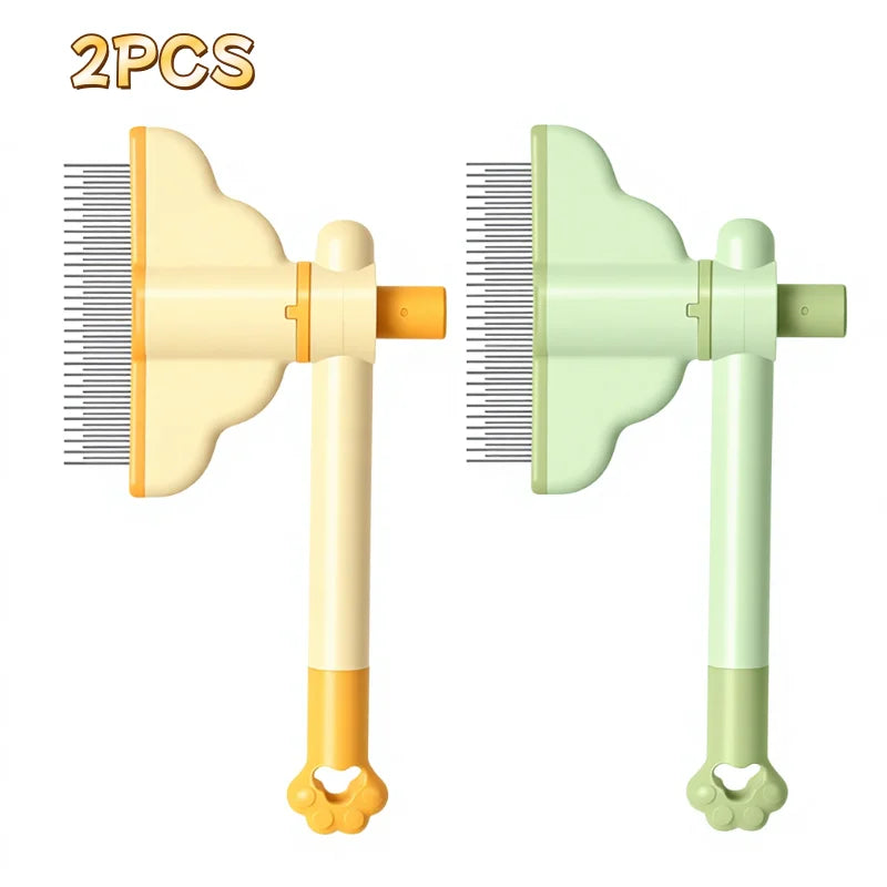 Cepillo para Perros, Removedor de Pelo de Mascotas, Cepillo Autolimpiante con un Botón, Cepillo de Masaje para Perros y Gatos, Productos para el Cuidado de Mascotas
