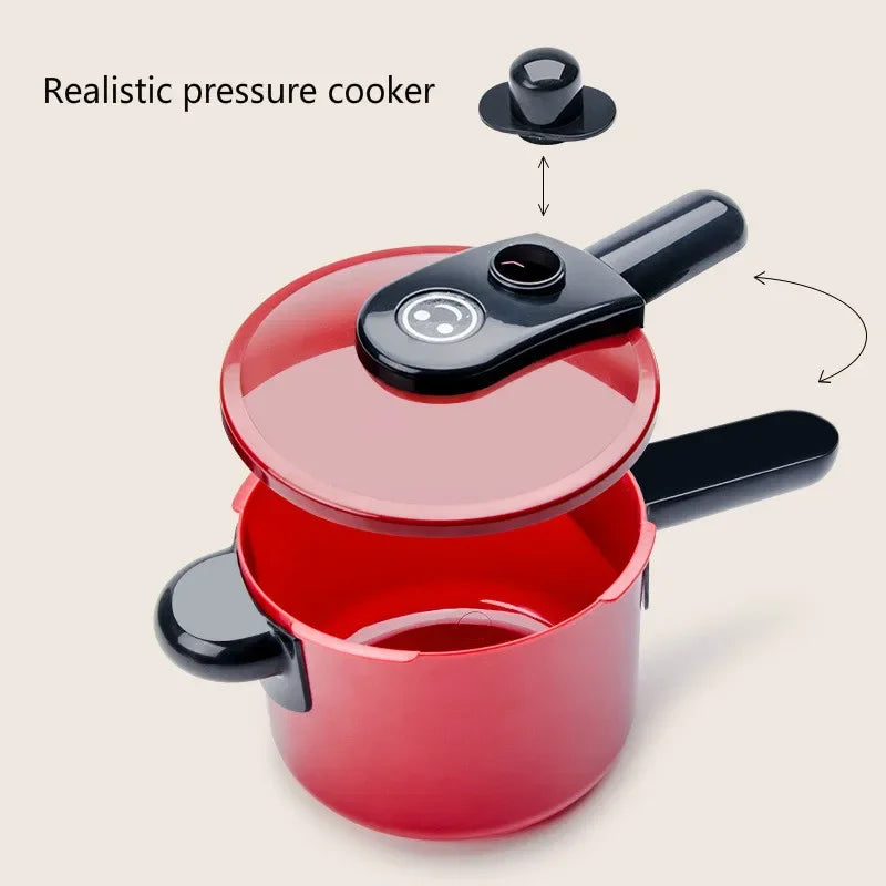 Juego de juguetes de cocina para niños y niñas, utensilios de cocina para cortar frutas, educación de simulación, juego de simulación
