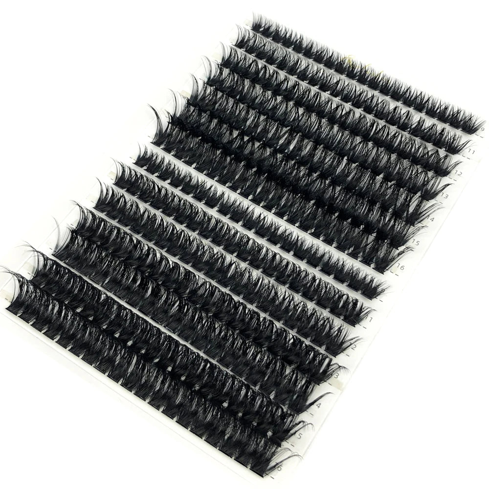 AMSDCN 100/280 grupos 30D 40D 60D 80D pestañas rizadas naturalmente suaves maquillaje DIY pestañas postizas