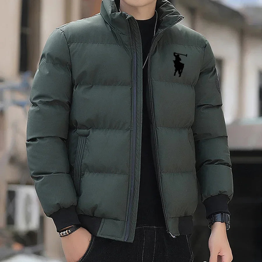 Chaqueta de Algodón 2026 Otoño/Invierno, Chaqueta de Pesca con Cierre, Resistente al Viento, Informal, Tallas M-5XL, para Hombre