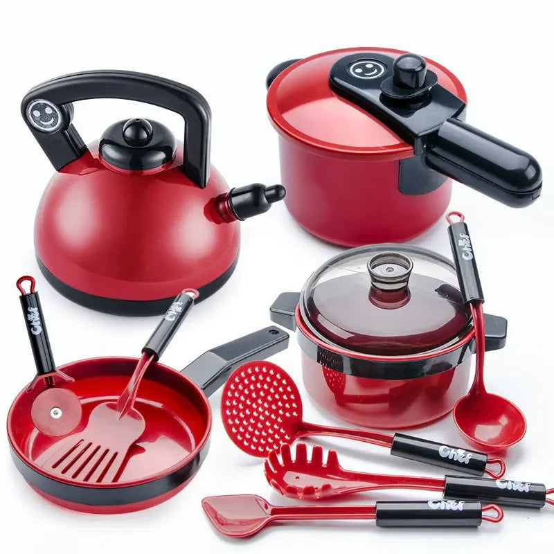 Juego de juguetes de cocina para niños y niñas, utensilios de cocina para cortar frutas, educación de simulación, juego de simulación