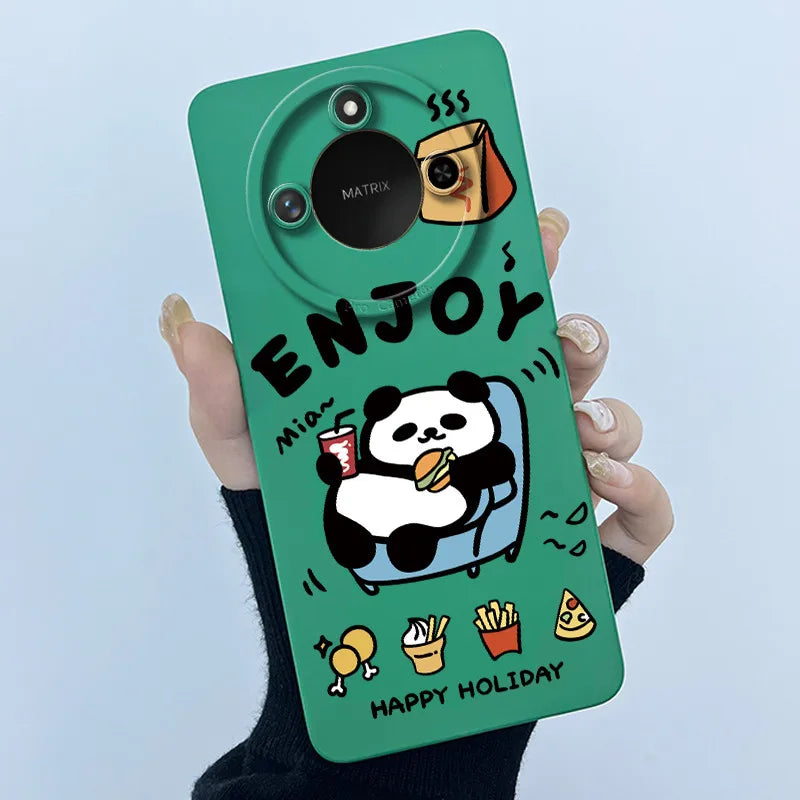 Para Honor X9C Funda de teléfono inteligente X9cSmart Funda de silicona suave dulce moda pintada dibujos animados niños niñas encantadora Funda trasera estampada
