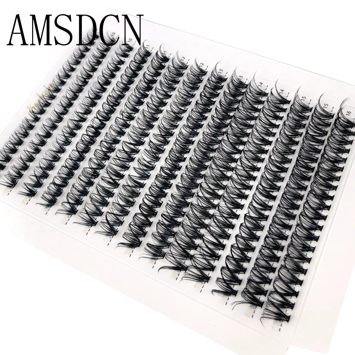AMSDCN 100/280 grupos 30D 40D 60D 80D pestañas rizadas naturalmente suaves maquillaje DIY pestañas postizas