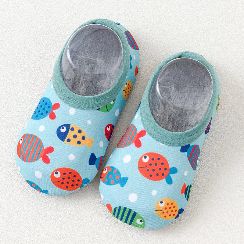 Zapatillas de deporte para deportes acuáticos para niños y niñas, zapatos descalzos para nadar, Surf, pesca, buceo, zapatillas para interiores y exteriores