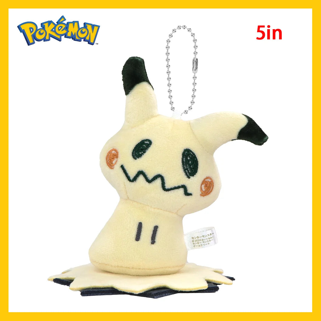 Llavero de peluche Mimikyu Eevee, colgante de anime de Pocket Monster con personajes de Eeveelution y Snorlax, para coleccionistas, regalo y decoración para fans de Sylveon