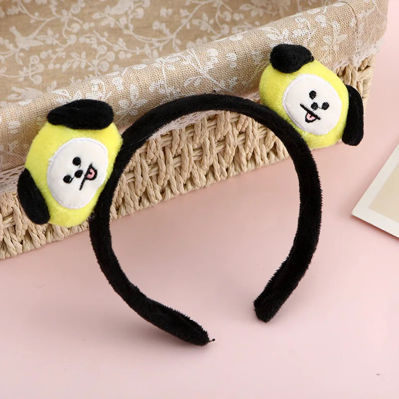 Diadema de Muñeca de Dibujos Animados Creativa y Linda de BT21 koya RJ Shooky Man Tata Chimmy Cooky, Decoración de Periféricos de Animación Secundaria