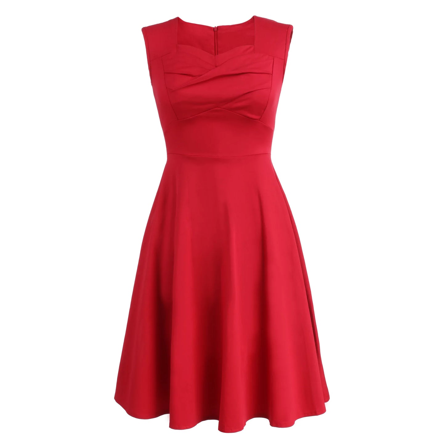 Vestido vintage nuevo vestido de fiesta sexy sin mangas con vuelo grande para mujer S-3XL