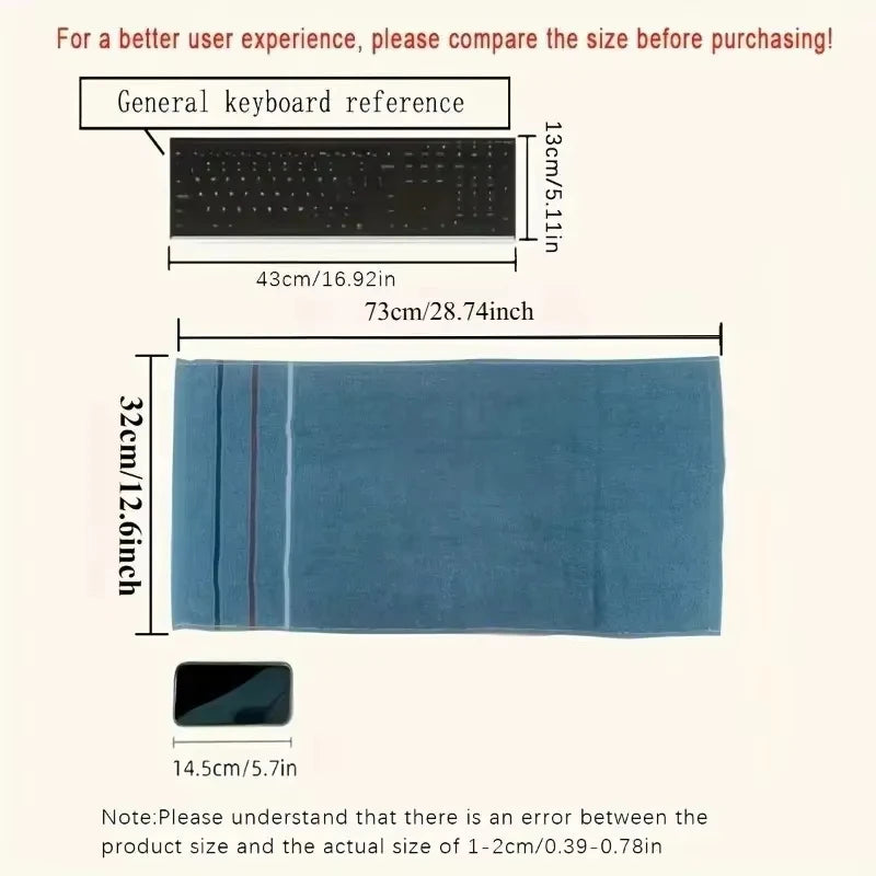Paquete de 1 Toalla Absorbente Suave de Primera Calidad - Adecuada para Uso Doméstico, Toallas de Baño y Toallas Faciales en una Variedad de Colores.