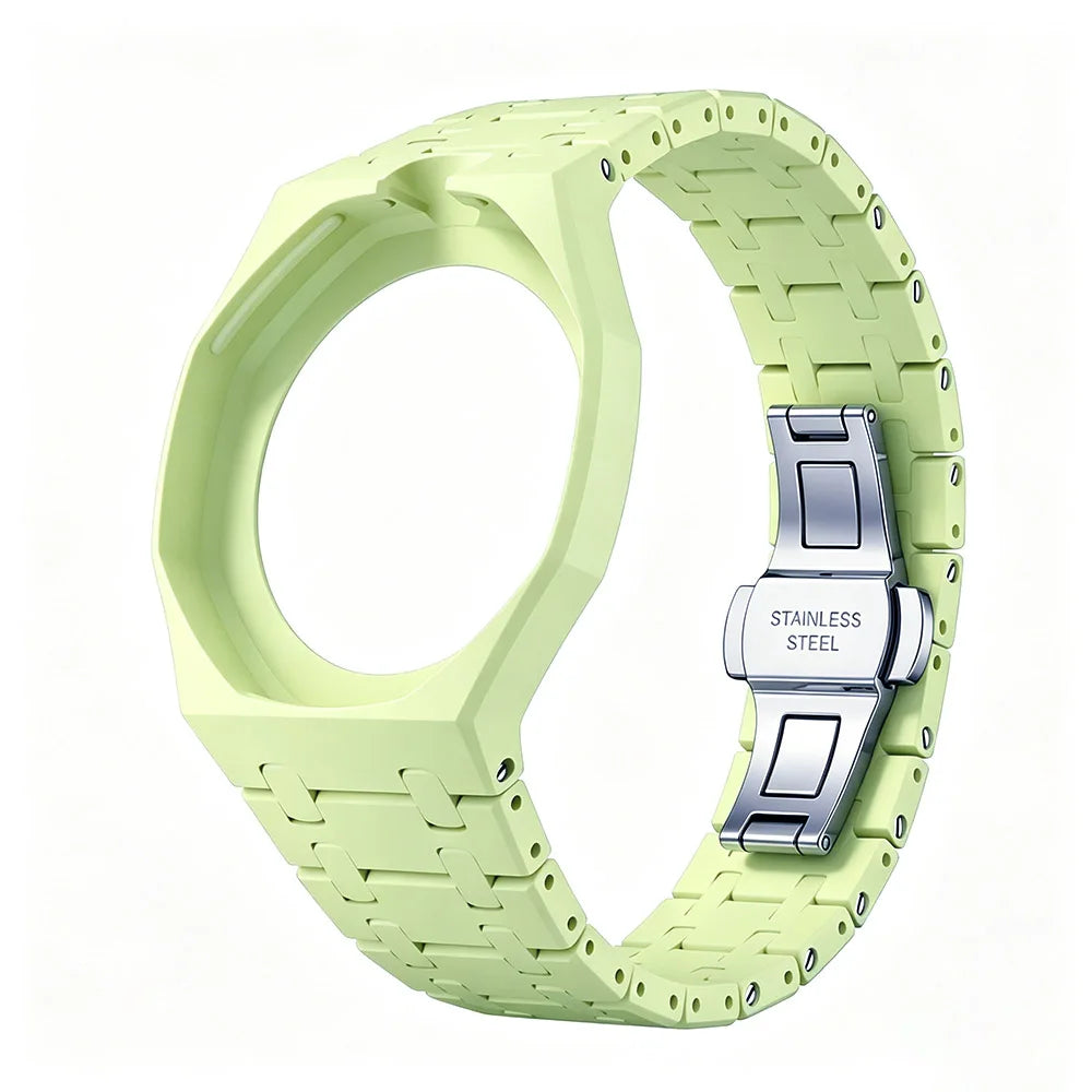 Kit de Modificación de Plástico de Lujo para Reloj Swatch X AP Royal POP, Caja de Reloj Ecológica, Correa de Reloj, Accesorio de Conversión de Reloj de Bolsillo