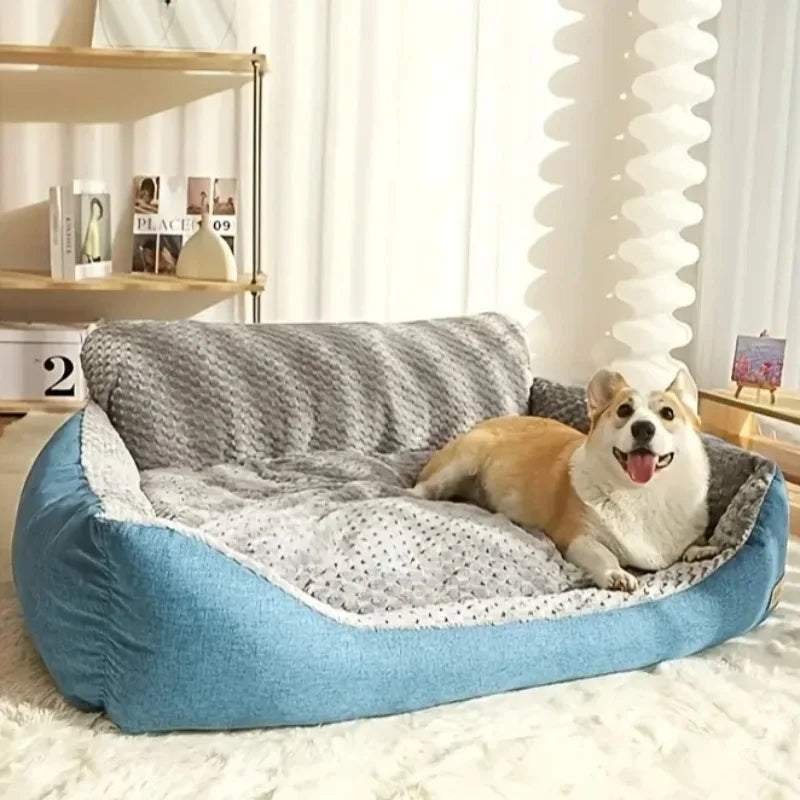 Camas para perros grandes/alfombra cálida para mascotas de otoño e invierno, tamaño extra grande para razas grandes/cama humana lavable/cubierta de cama/sofá