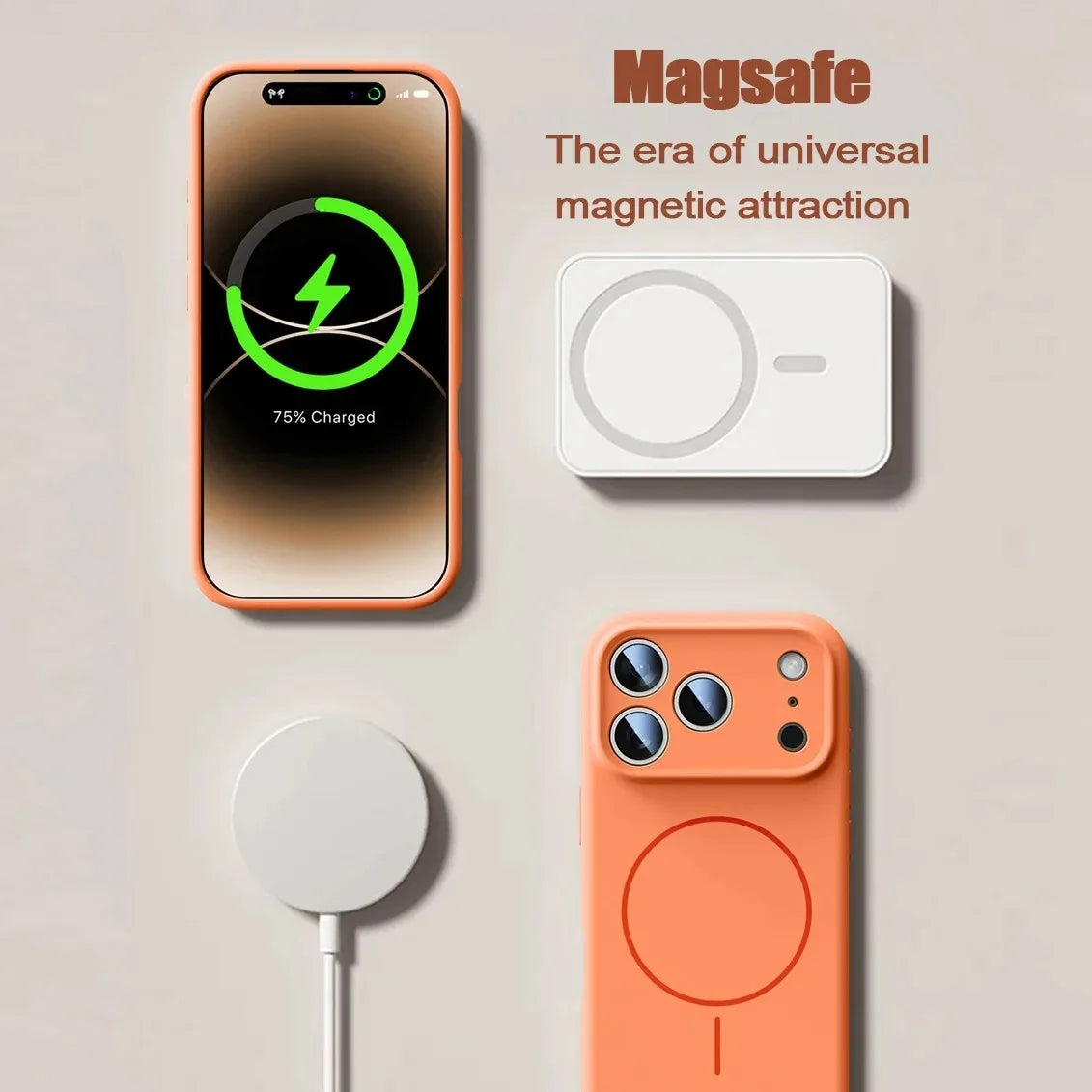 Nueva funda magnética de silicona líquida para iPhone 17 16 15 14 13 12 Pro Max 16 Plus Air fundas suave Original para iPhone 17 16 Pro Max funda para iphone 17 pro max