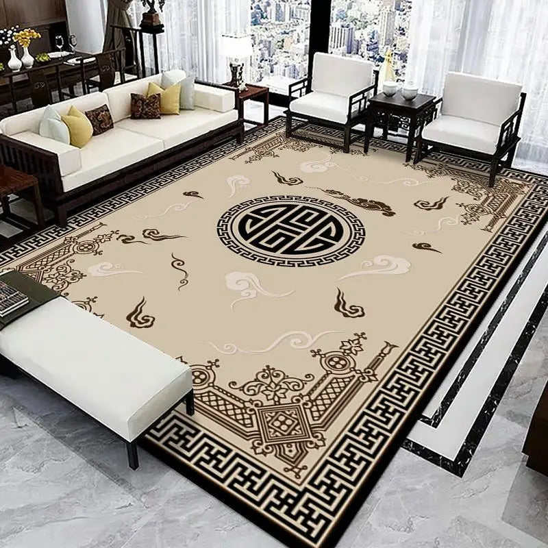 Alfombra moderna y sencilla para el hogar, alfombra para dormitorio, sala de estar, decoración grande para dormitorio, mesas de centro para el hogar, alfombra lavable