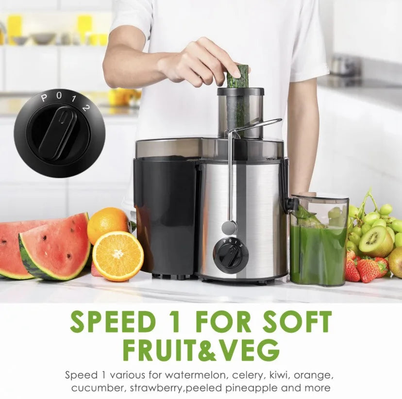 Extractor de jugo, máquinas exprimidoras profesionales, calibre de gran capacidad, separación de escoria, exprimidor eléctrico automático multifunción