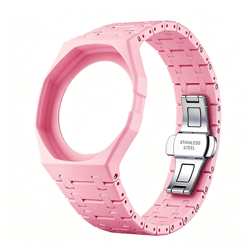 Kit de Modificación de Plástico de Lujo para Reloj Swatch X AP Royal POP, Caja de Reloj Ecológica, Correa de Reloj, Accesorio de Conversión de Reloj de Bolsillo