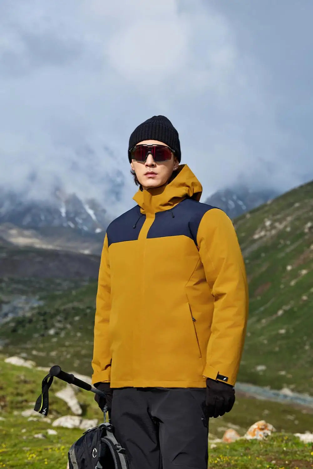 Chaqueta de invierno con calefacción de grafeno, abrigo de esquí impermeable a prueba de viento, Parka de montañismo con aislamiento de algodón, logotipo personalizado gratis