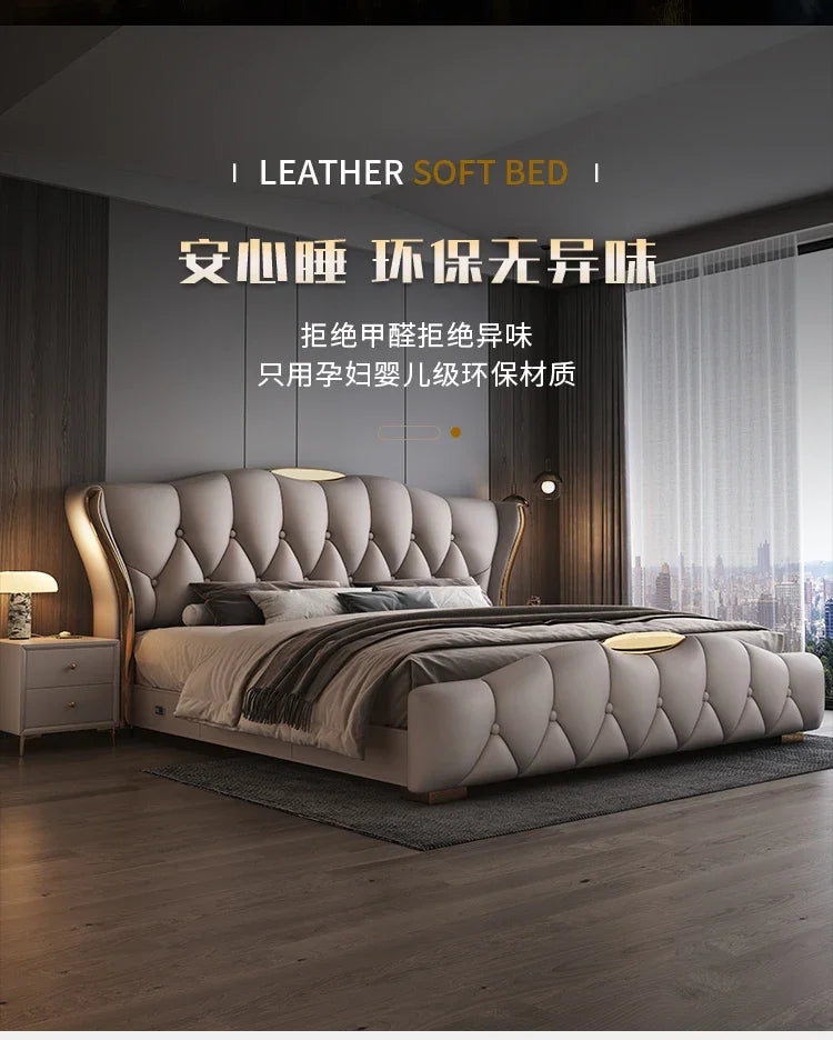 Muebles de dormitorio completos de 180x200cm, juego king, cabeceros dobles, dormitorios matrimoniales, cama queen de tamaño completo, marco de lit