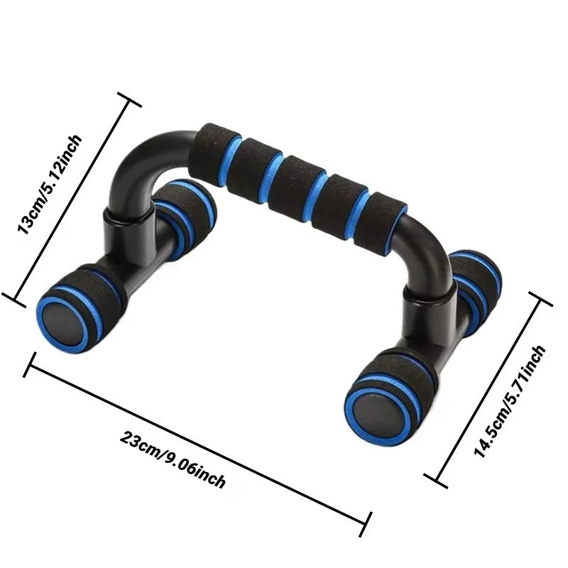 Barra de soporte antideslizante en forma de H para realce, estante de energía para Fitness en casa, manijas de gimnasio, barras de flexiones, ejercicio, brazo, entrenamiento muscular del pecho