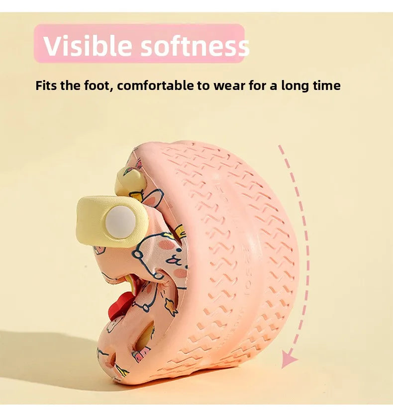 Sandalias de Jardín para Niños Verano 2026, Chanclas de Playa para Niños y Niñas, Ligeras, Transpirables, con Dibujos Animados, Lindas, para Bebés