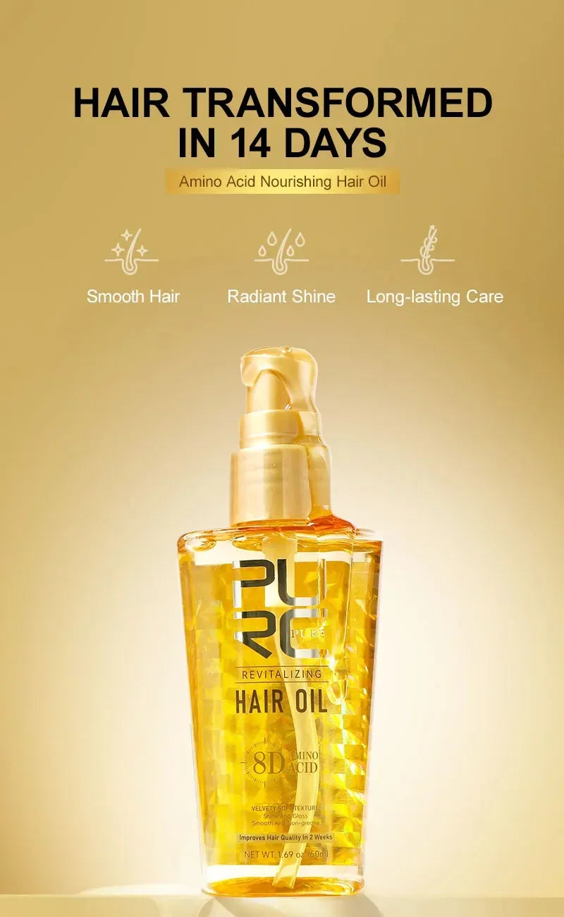 Aceite de argán marroquí, aceite nutritivo para el cabello, suero suavizante para el cabello suave, reparación de Frizz dañado, tratamiento para el cabello seco, cuidado del cabello