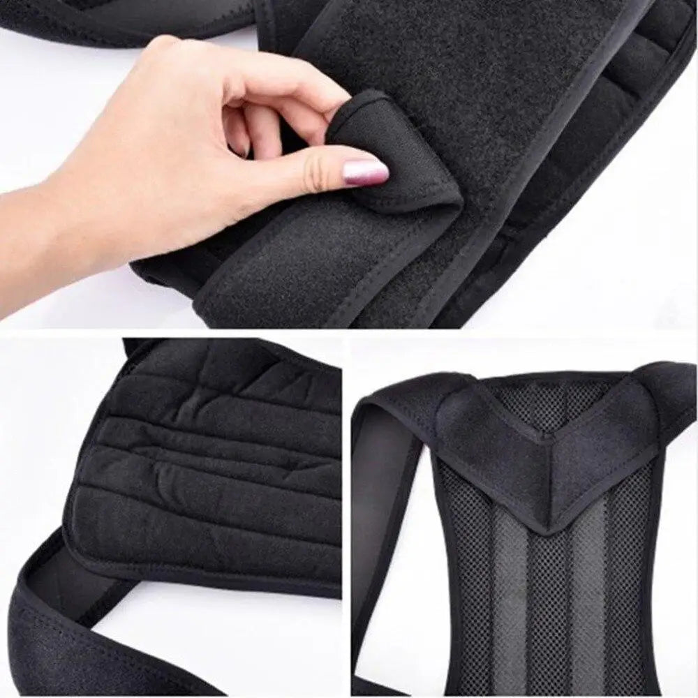 Corrector de Postura, Soporte de Clavícula, Corrector de Espalda Ajustable, Unisex, para Evitar la Postura Encurvada