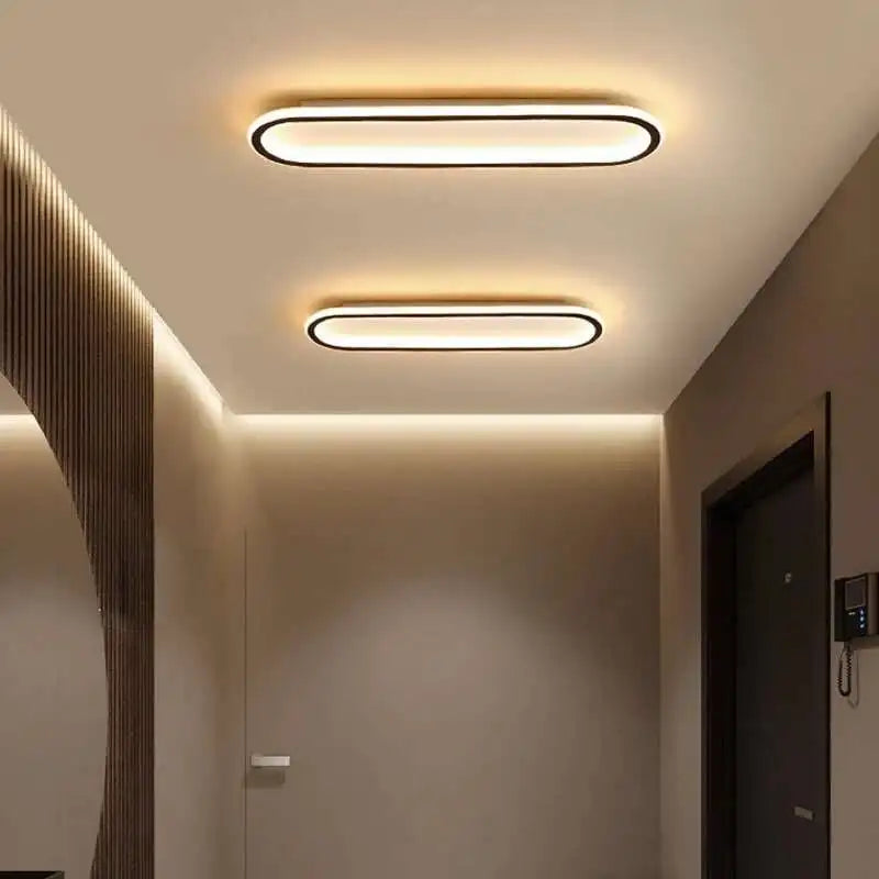 Luces de techo LED modernas, lámpara de pasillo, dormitorio, sala de estar, cocina, luz montada en el techo, guardarropa, pasillo, balcón, vestíbulo, decoración