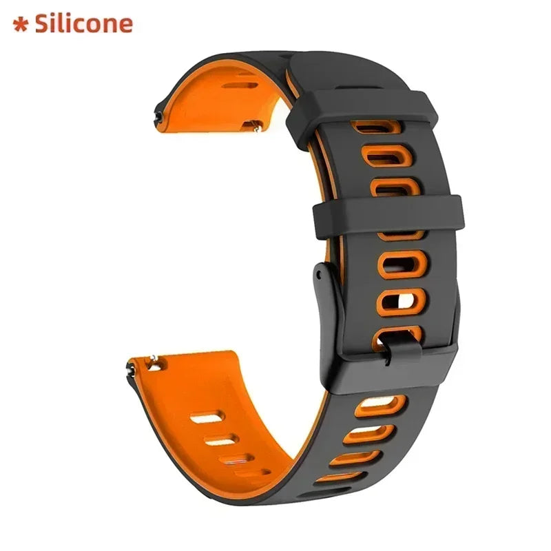 Correa de repuesto de 22mm para Huawei Watch GT6 6Pro GT5 GT 4 3 2 46mm Watch 5 4 Pro Smartwatch pulsera de silicona de cuero