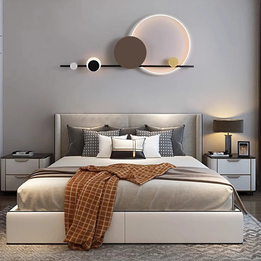 Lámpara LED de pared moderna, ambiente para candelabro de sala de estar, comedor, dormitorio, Hotel, salón, escaleras, pasillo, accesorio de iluminación para decoración del hogar
