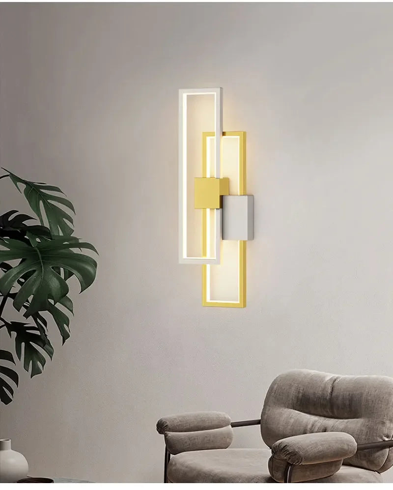 Lámparas de pared LED modernas para sala de estar, estudio, dormitorio, mesita de noche, pasillo, escaleras, decoración del hogar, accesorios de iluminación interior