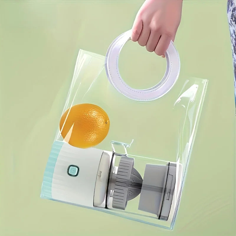 Exprimidor de cítricos eléctrico portátil, máquina exprimidora de zumo de naranja con carga USB, licuadora de frutas y limón, mezclador exprimidor fresco automático