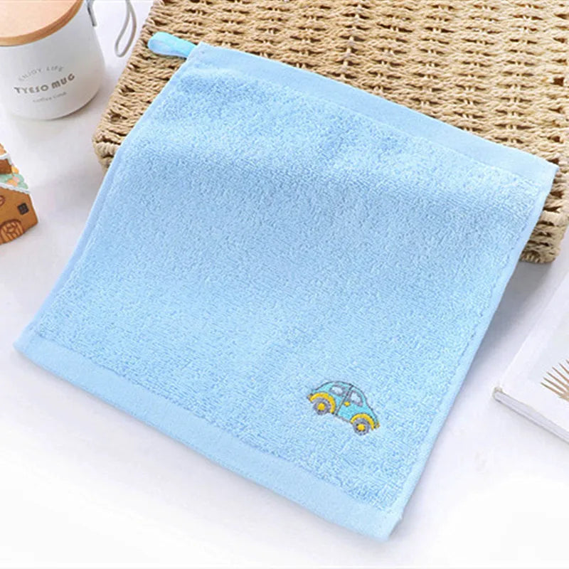 Toalla de baño de algodón para niños y recién nacidos, paño de mano de oso de dibujos animados, suave, pañuelo de baño