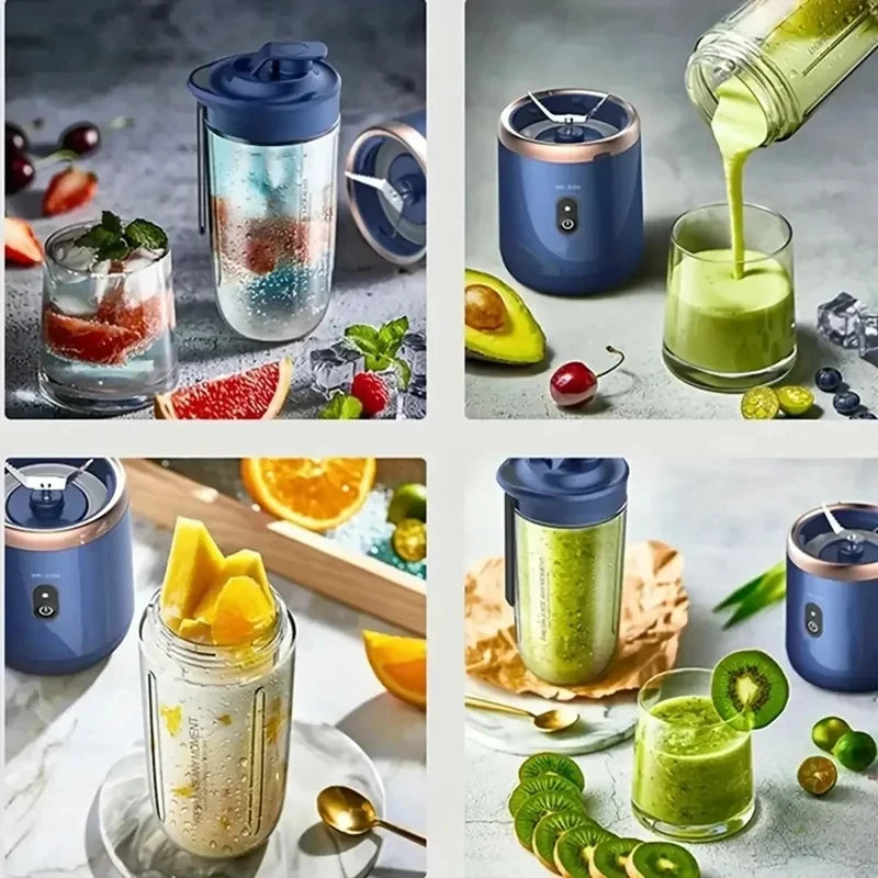 NEW HOT  400ml Portable USB Blender Electric Travel Juicer Cup For Smoothie Milkshake Kitchen Mini Mixer Tool